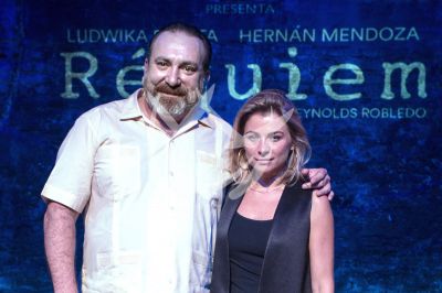 Ludwika Paleta y Hernán Mendoza en Réquiem