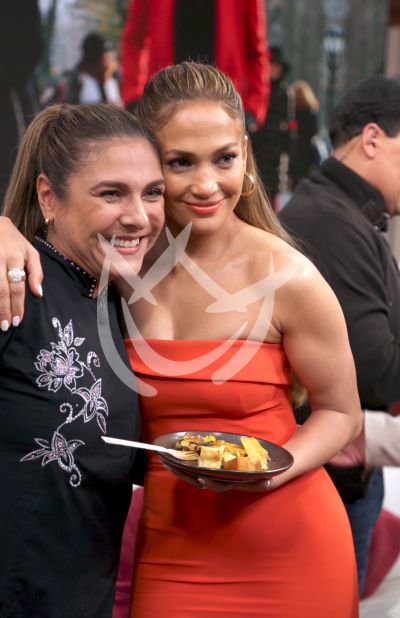 Jennifer López y la chef Lorena García