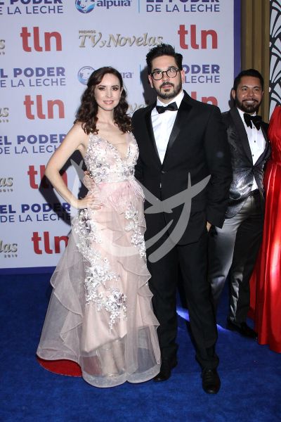 Andrea y Pedro en Premios TvyNovelas