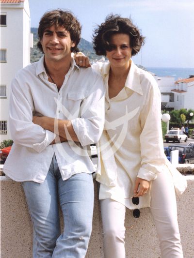 Javier Bardem y Aitana Sánchez Gijón, 1998