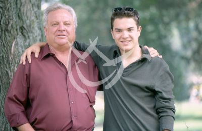 Kuno Becker con su papá, 1997