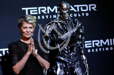 Linda Hamilton con Terminator