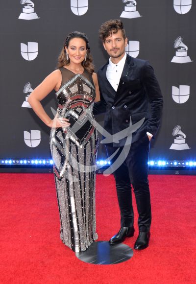 Tommy Torres y Karla Monroig en Latin Grammy 2019