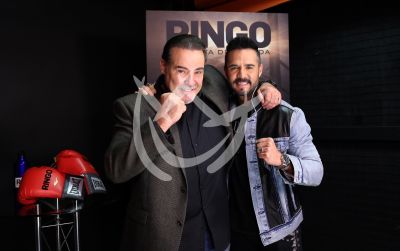 César Evora y José Ron con Ringo