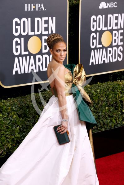 Jennifer Lopez en los Golden Globes