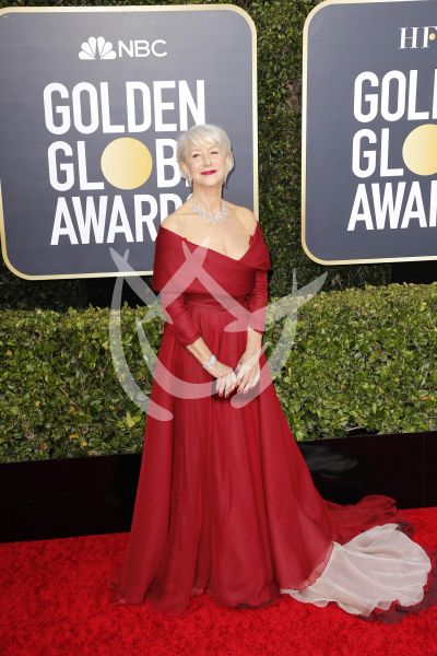 Helen Mirren en los Golden Globes