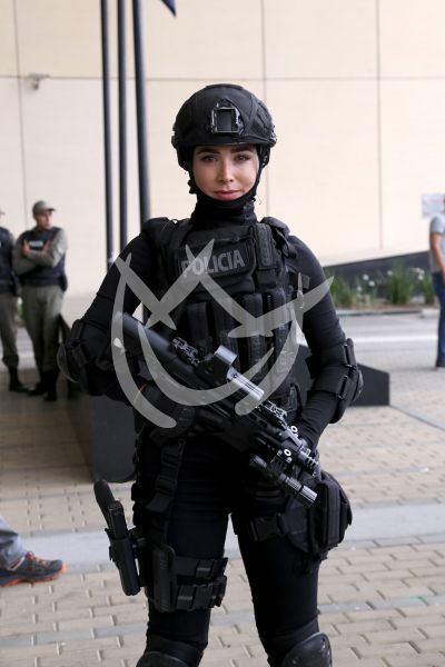 Majida Issa es policía en Operación Pacífico