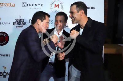 Julio César Chávez y Rafa Márquez hacen box en el gym