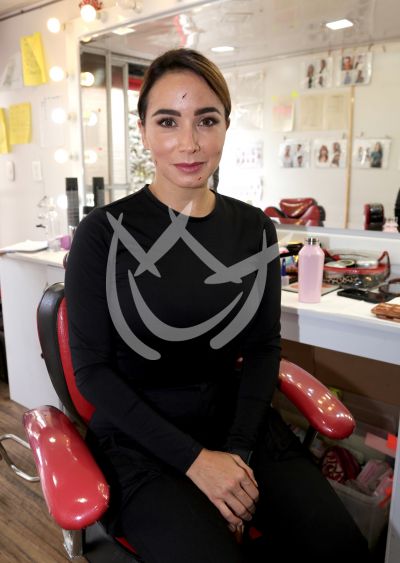 Majida Issa en maquillaje