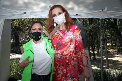 Carmen Campuzano y Sugey Abrego por el Verde