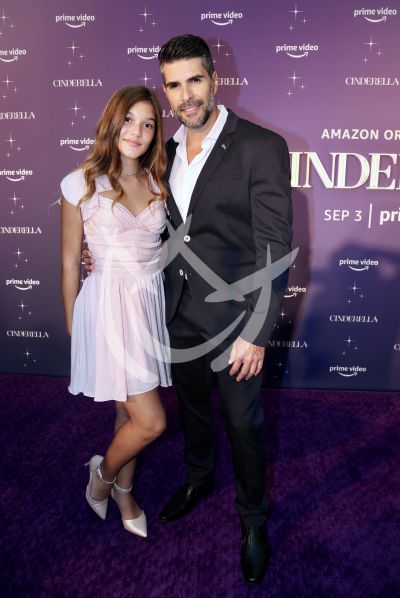 Juan Pablo Llano y su hija 