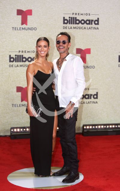 Marc Anthony y novia en Latin Billboard