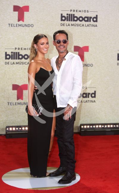 Marc Anthony y novia en Latin Billboard
