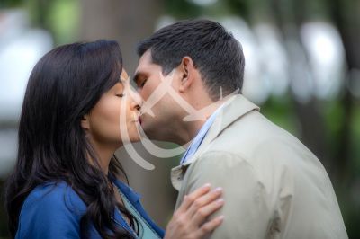 Angelique y Ferdinando ¡beso! en Vencer El Pasado