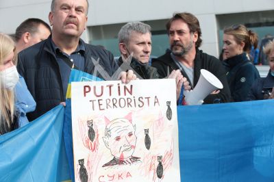 Bardem dice no a la guerrra en Ucrania