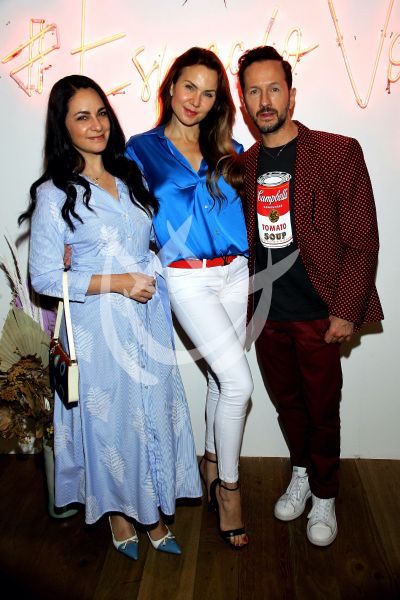 Michelle, Paulina y Oscar en Espacio Vogue