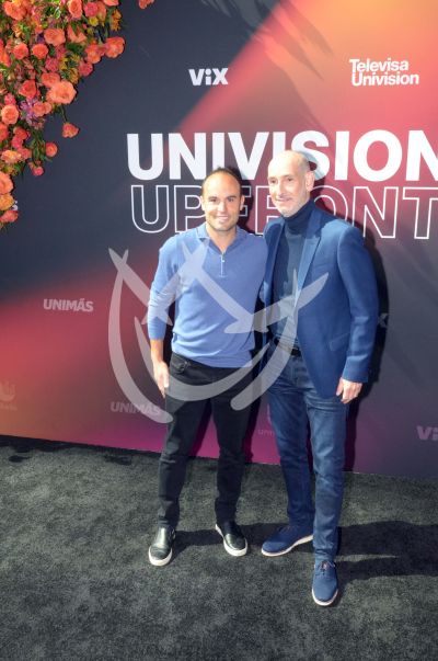 Landon Donovan y Luis Silberwasser en Upfront Univision
