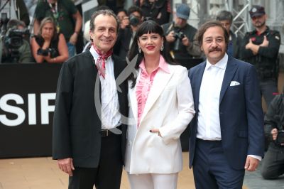 Daniel Gimenez Cacho, Griselda Siciliani y Andrés Almeida