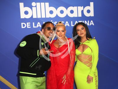 Christina Aguilera con Ozuna y Becky G