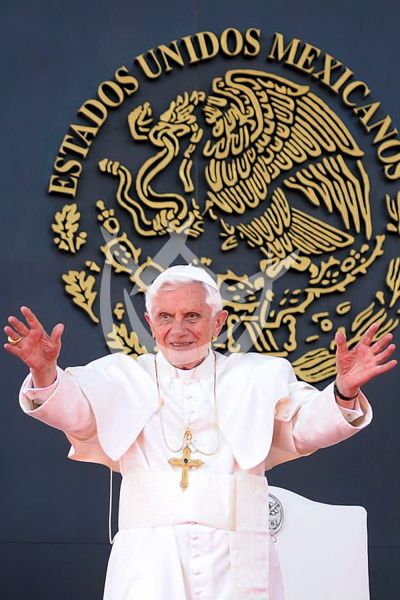 El papa Benedicto XVI visita Mx