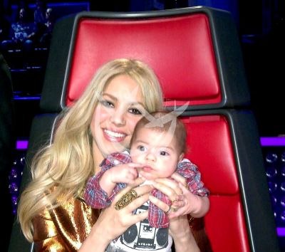 Shakira e hijo Milán