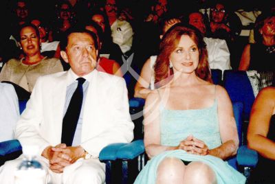 Miguel Alemán y esposa Christiane Magnani 