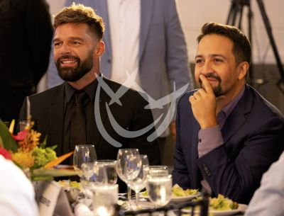 Ricky Martin y Lin Manuel Miranda