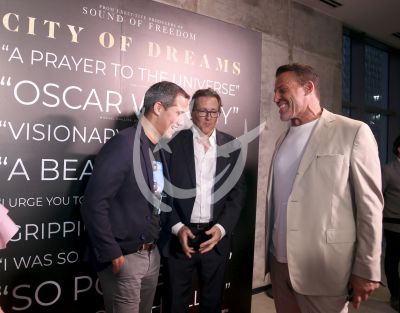 Juan Guaidó y Tony Robbins con City of Dreams