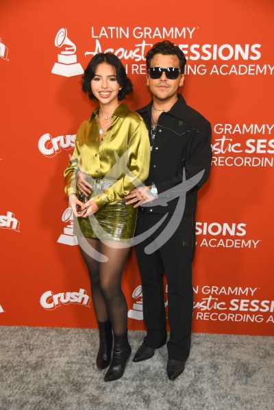 Ángela Aguilar y Christian Nodal en LGAS