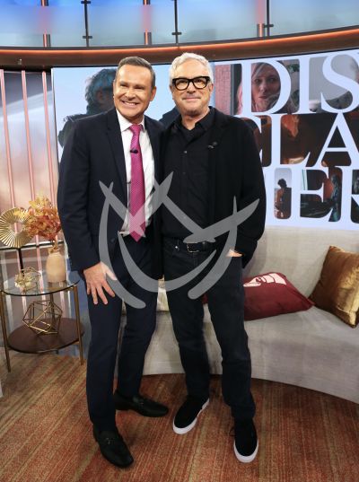 Alfonso Cuarón ¡selfie! con Tacher en Despierta América