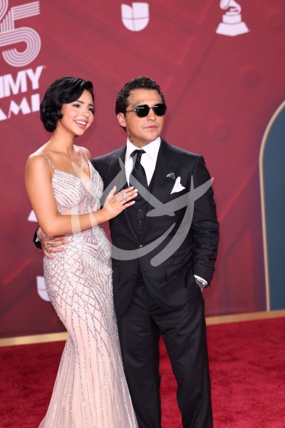 Angela Aguilar y Christian Nodal en Latin Grammy