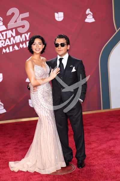 Angela Aguilar y Christian Nodal en Latin Grammy