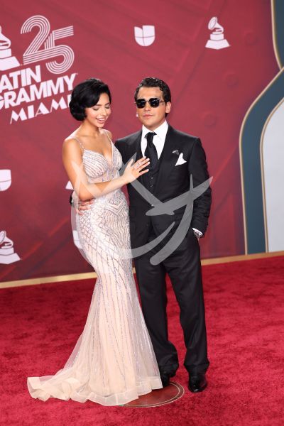 Angela Aguilar y Christian Nodal en Latin Grammy