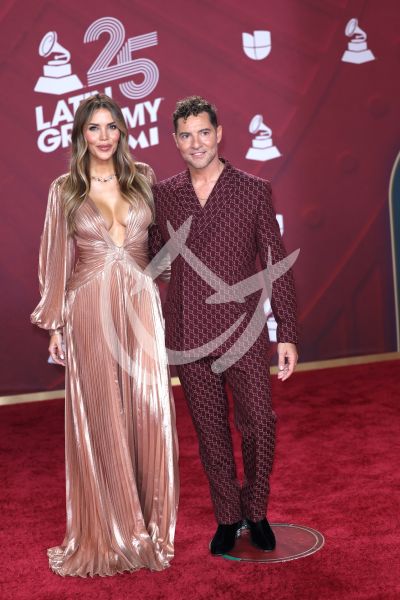 David Bisbal y Rossana Zanetti en Latin Grammy