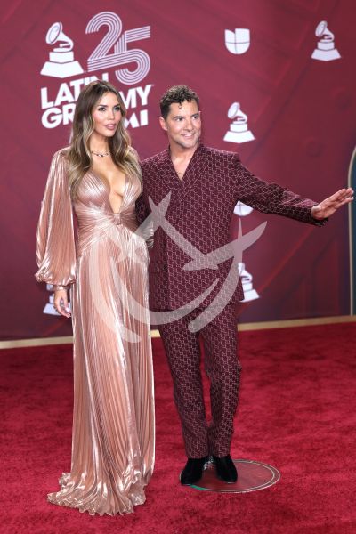 David Bisbal y Rossana Zanetti en Latin Grammy