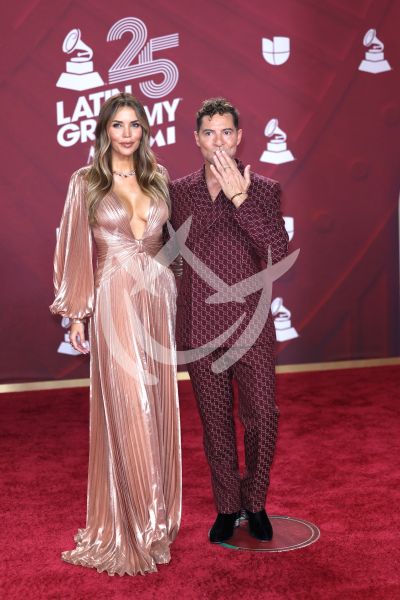 David Bisbal y Rossana Zanetti en Latin Grammy