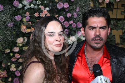 Fabiola Guajardo e Iván Arana con la Jefa