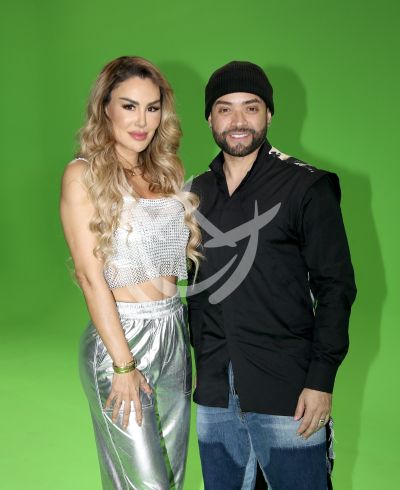 Ninel Conde y Nacho Mendoza graban video