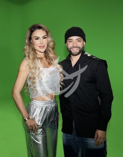 Ninel Conde y Nacho Mendoza graban video