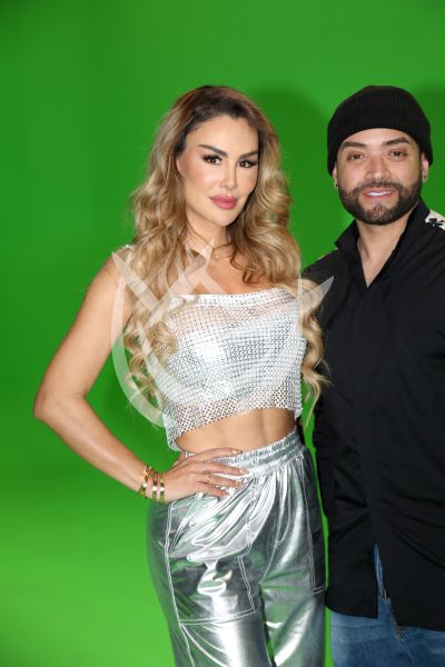 Ninel Conde y Nacho Mendoza graban video