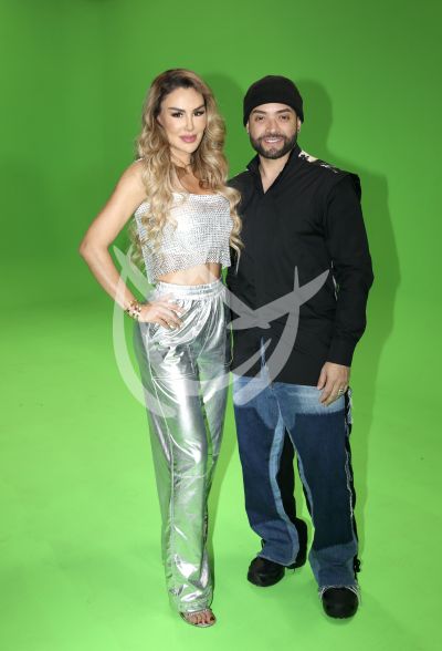 Ninel Conde y Nacho Mendoza graban video