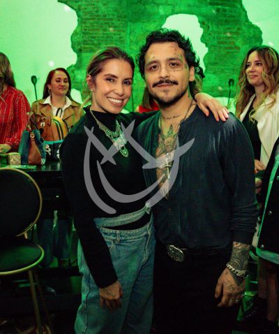 Christian Nodal y Andrea Escalona