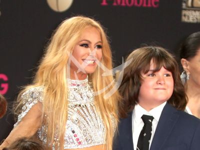 Paulina Rubio e hijo Nico