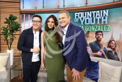 Eiza González con Raúl y Alan
