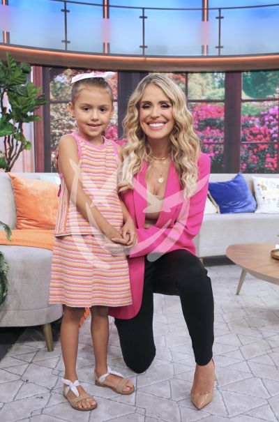 Carolina Sarassa e hija en Despierta América