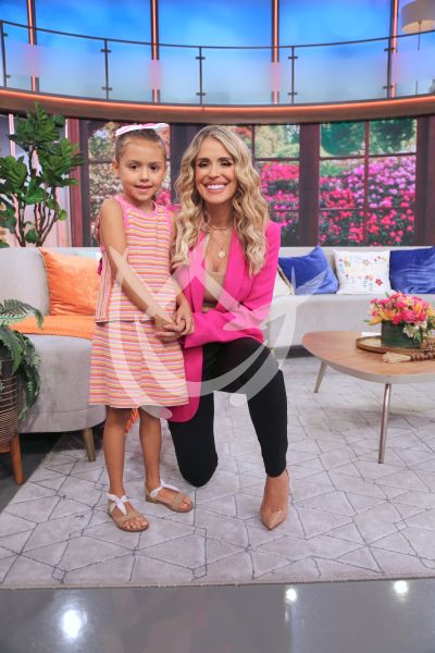 Carolina Sarassa e hija en Despierta América