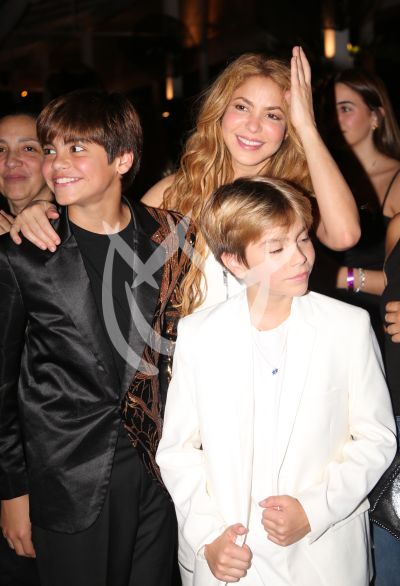 Shakira con Milán y Sasha