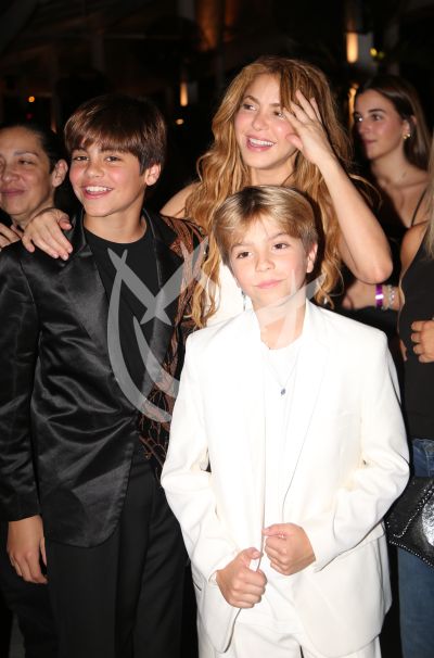 Shakira con Milán y Sasha