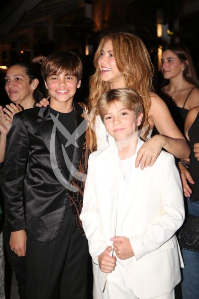 Shakira con Milán y Sasha