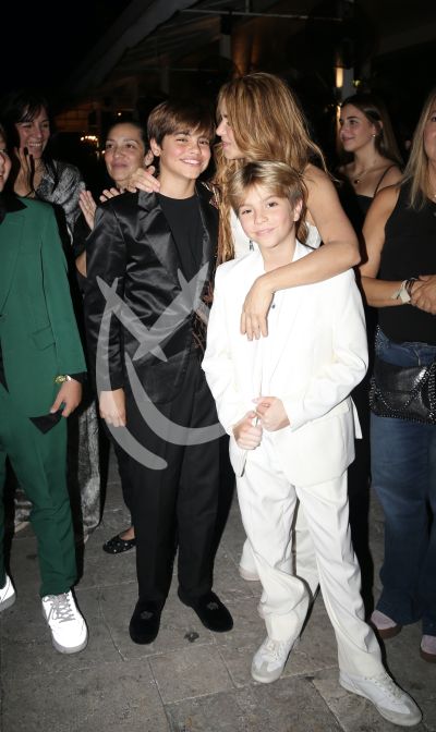Shakira con Milán y Sasha